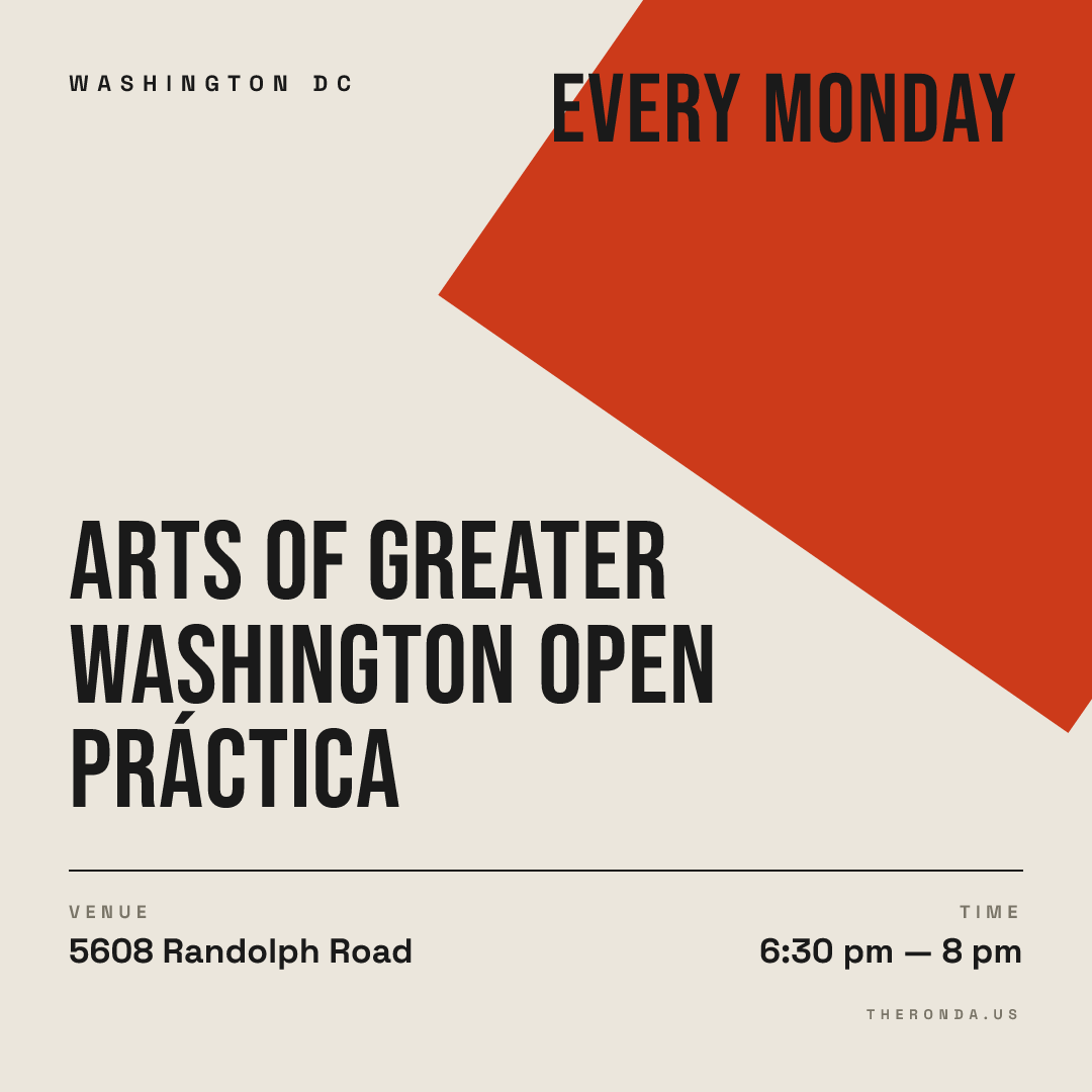 ArTS of Greater Washington Open Práctica — Argentine Tango Practica at 5608 Randolph Road in Washington DC (Every Monday)