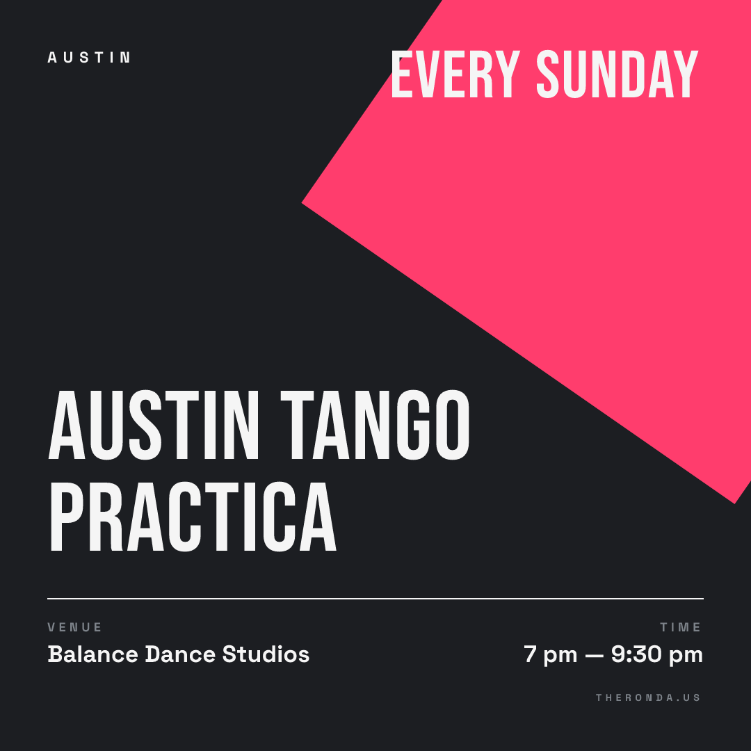 Austin Tango Practica — Argentine Tango Practica at Balance Dance Studios in Austin (Every Sunday)