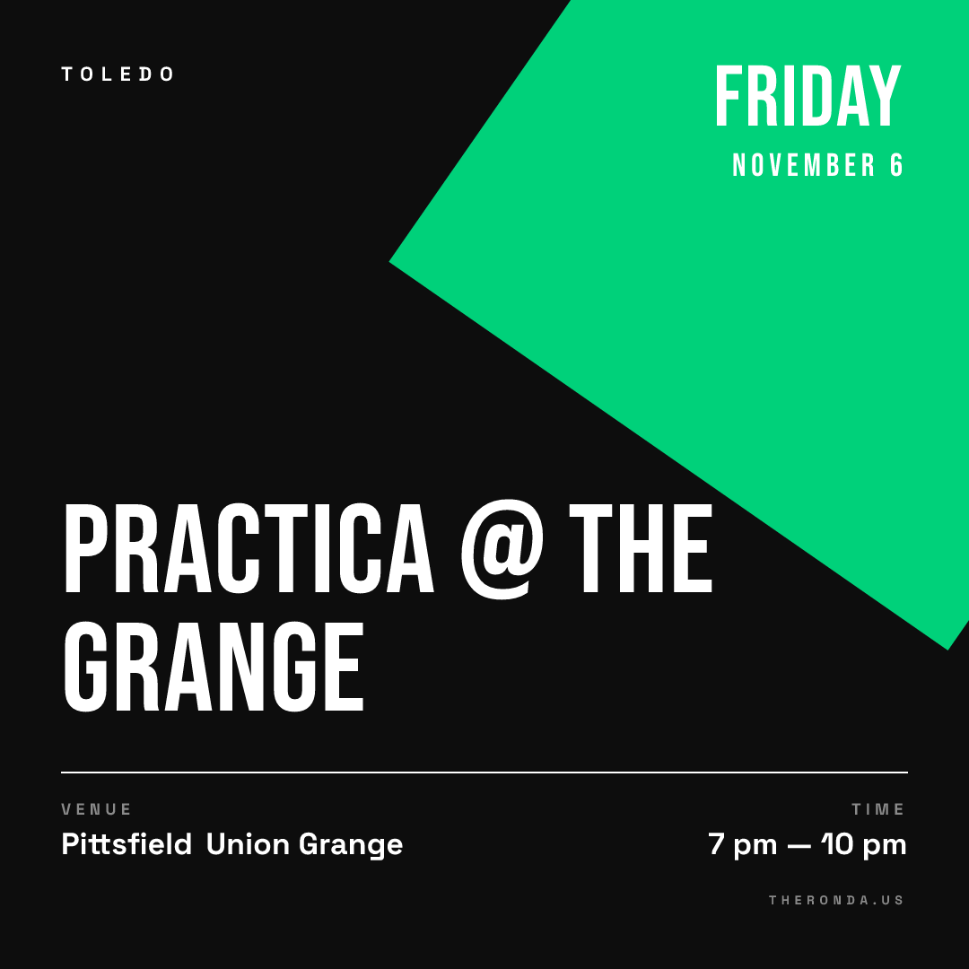 Practica @ the Grange — Argentine Tango Practica at Pittsfield Union Grange in Toledo (Friday · November 6)